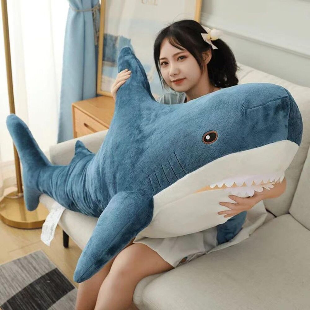 31 Inch Ryttir XL Giant Shark Soft Stuffed Animals Plush